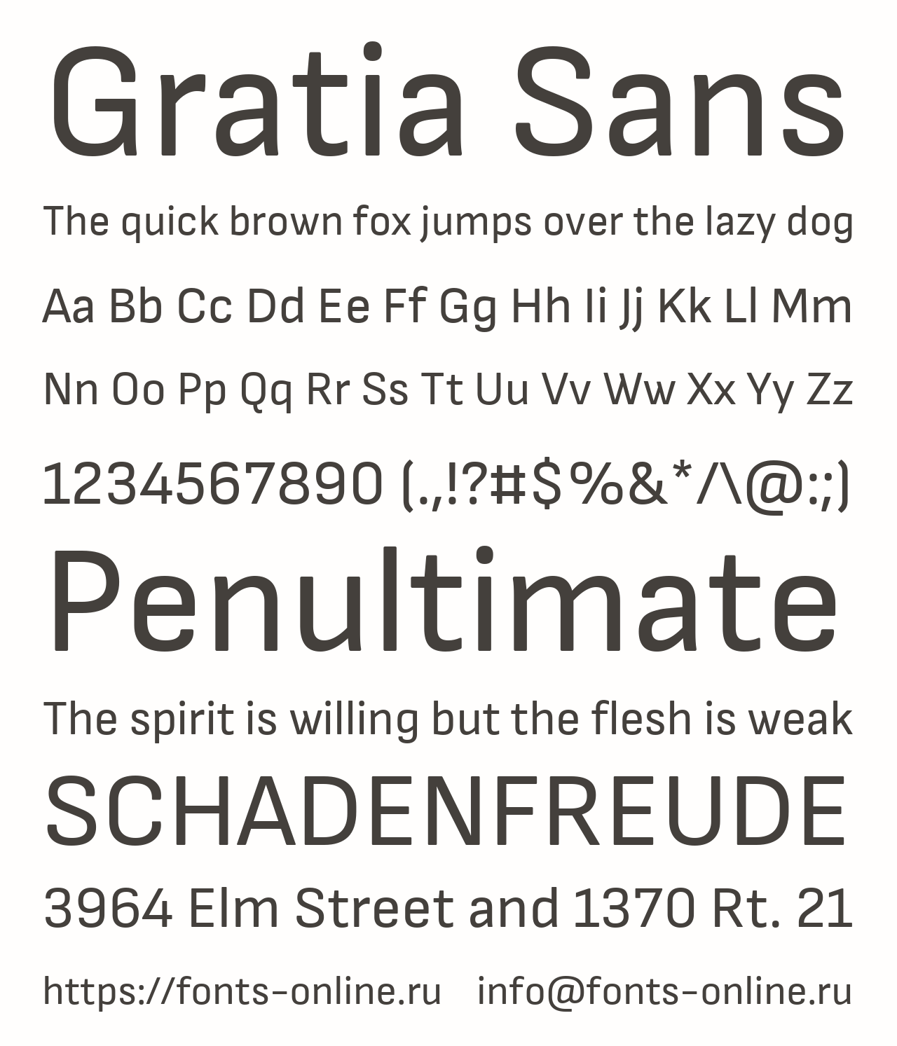 Gratia Sans Free Font Download
